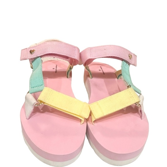Women’s Stoney Clover Lane x Target Sport Sandals Pastel Shoes Size 9 - Picture 4 of 5